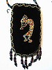 Dark brown Kokopelli cell phone holder